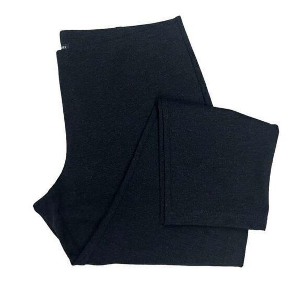 Eileen Fisher Black Cropped Ponte Pants